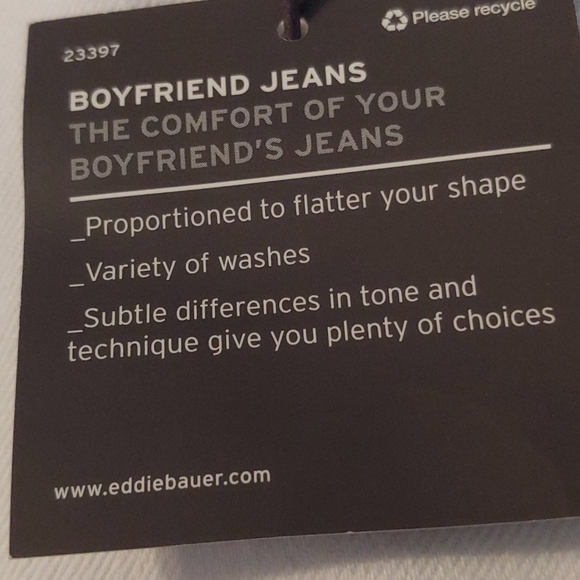 EddieBauer cropped boyfriend jeans - Picture 2 of 5